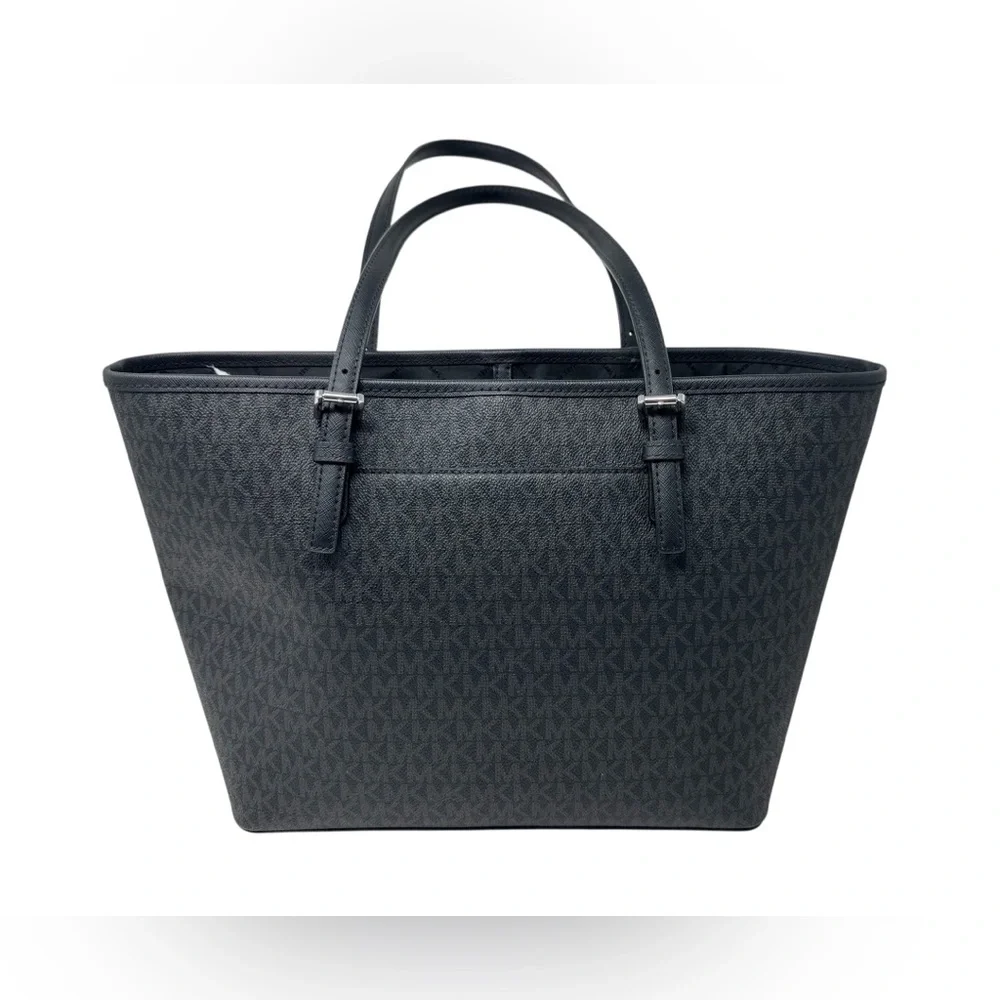MK‎ Michael Kors Black London Tote Limited Edition Novelty Neon Signature Bag